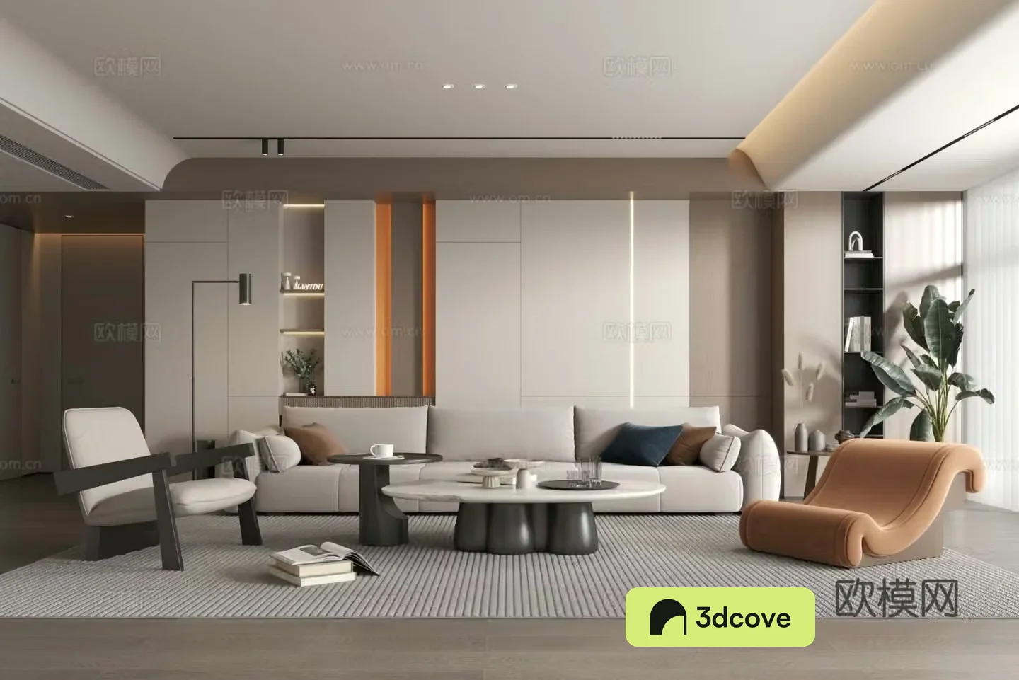 Modern living room sofa and coffee table combination simple living room modern simple living room