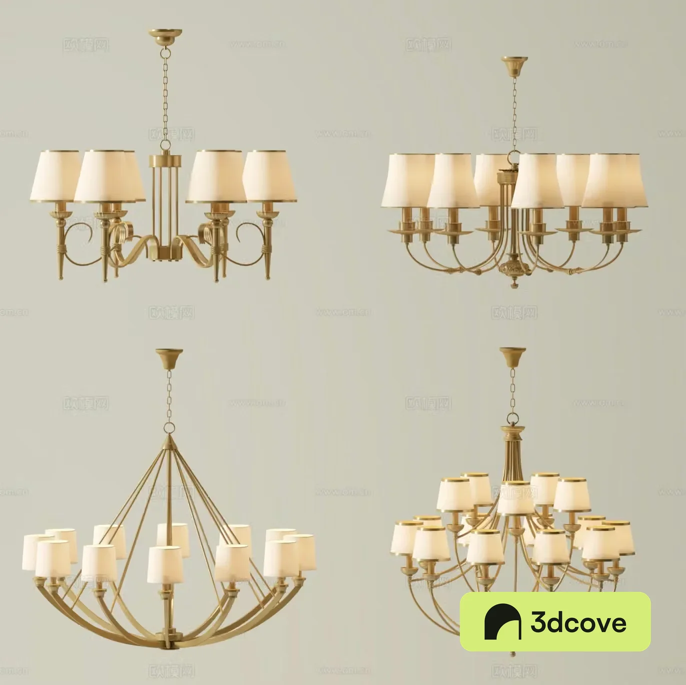 American chandelier decorative lamp