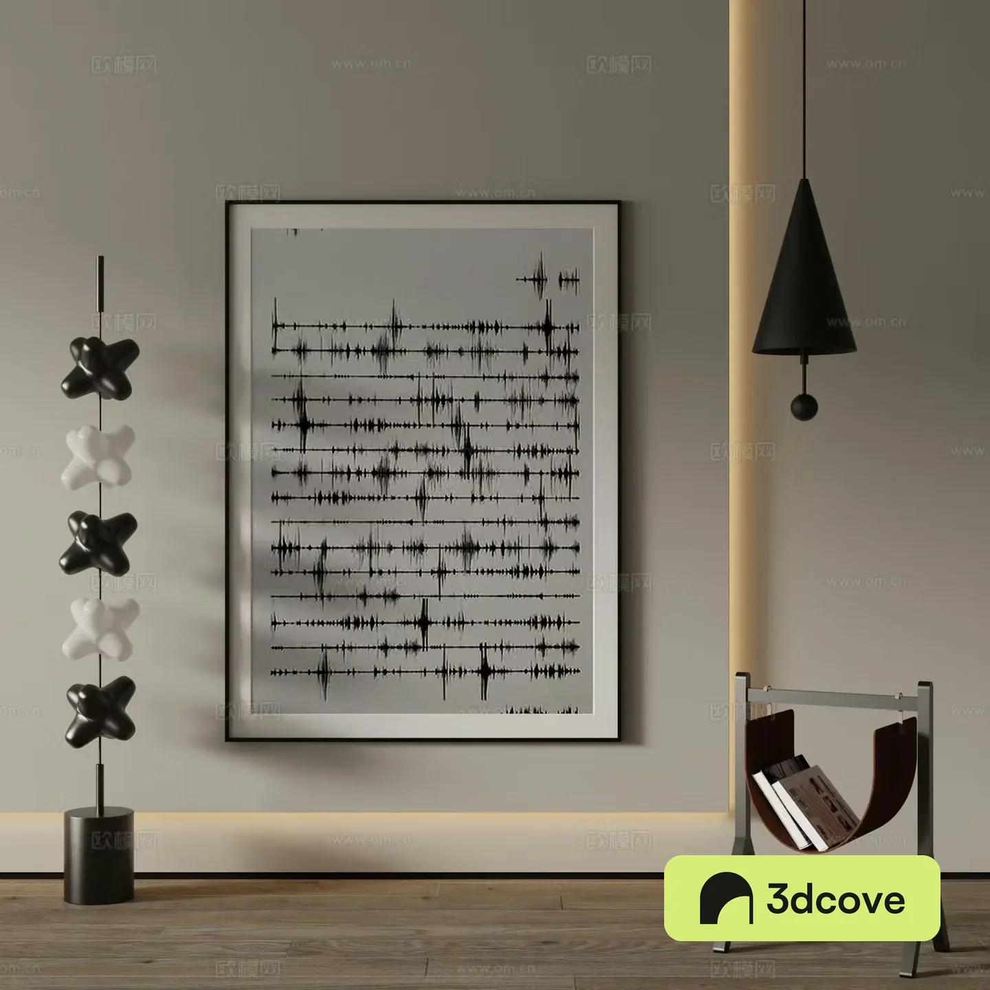 Modern decorative painting Line drawing