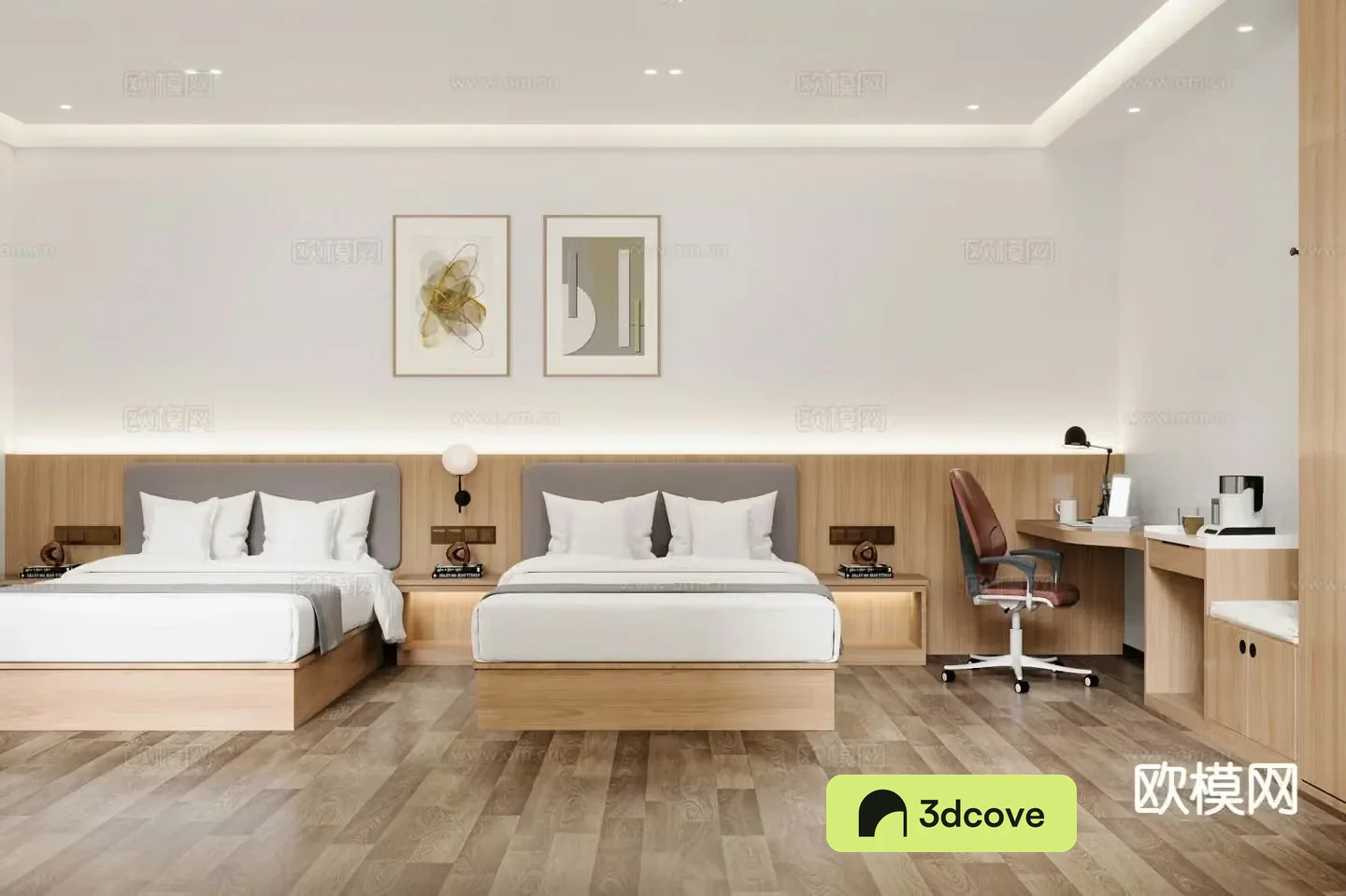 Modern hotel room