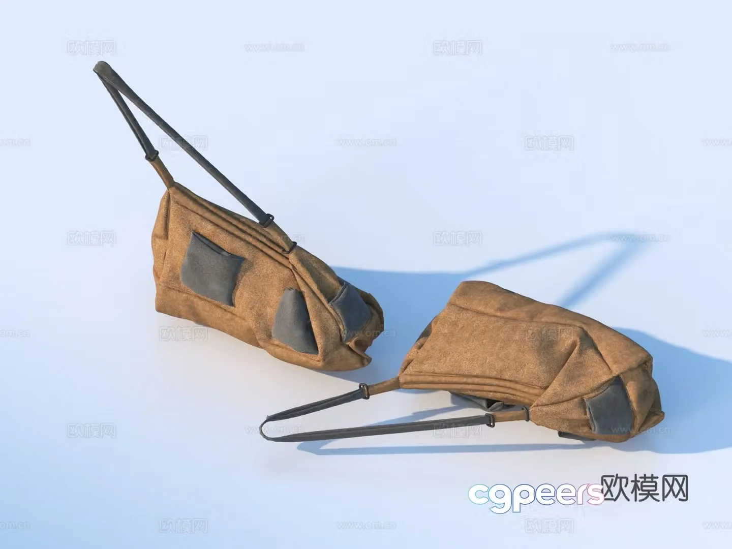Bag shoulder bag handbag 3d model