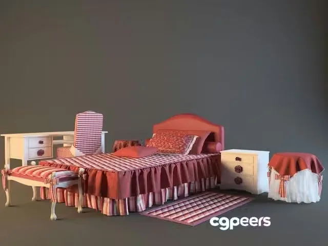 3ds Max Free – children’s furniture Halley