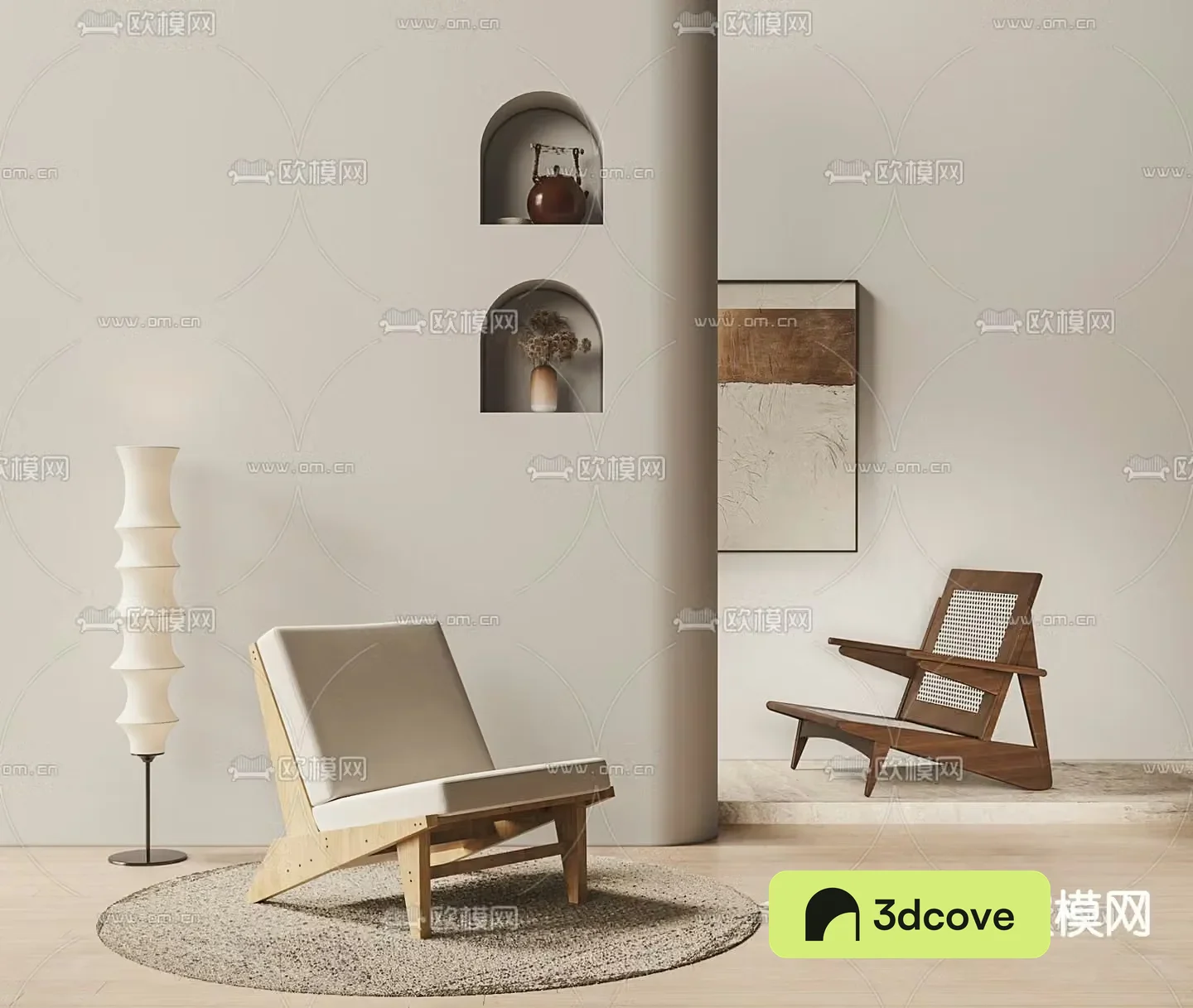 Wabi-sabi chair leisure chair