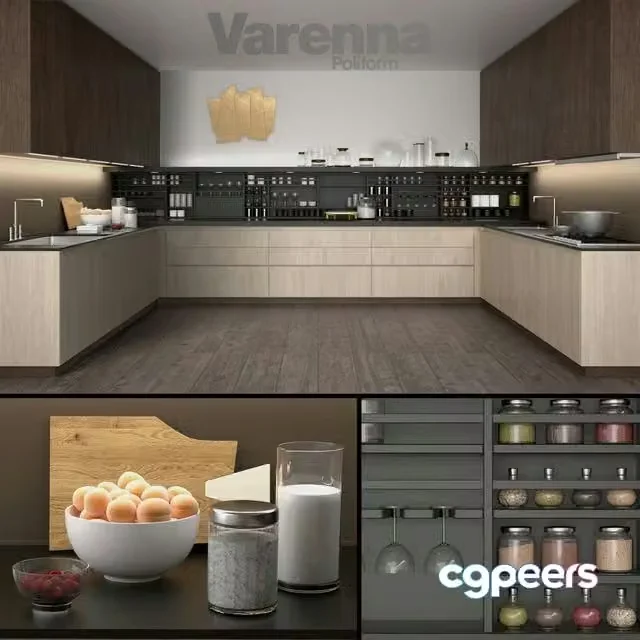 3ds Max Free – Kitchen_Varena_Poliform