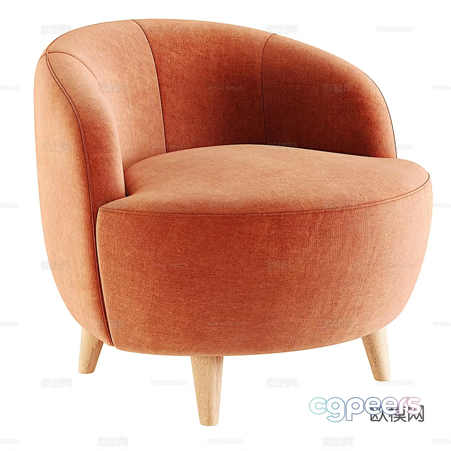 Aidensi single sofa 3d model