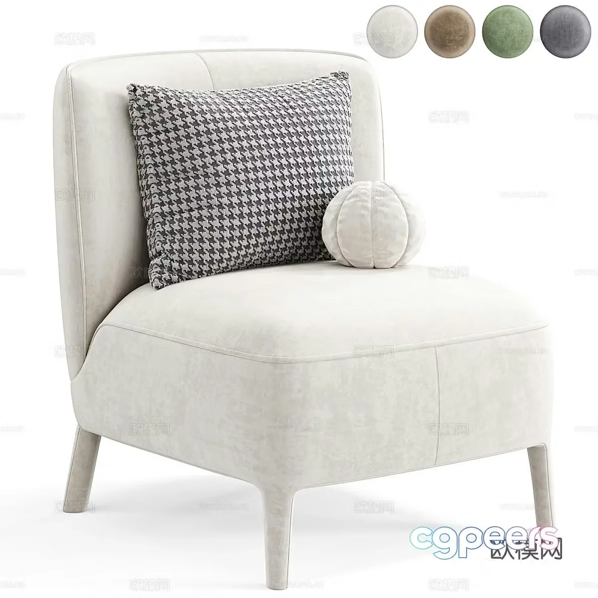 New Chinese Febo armchair 3d model