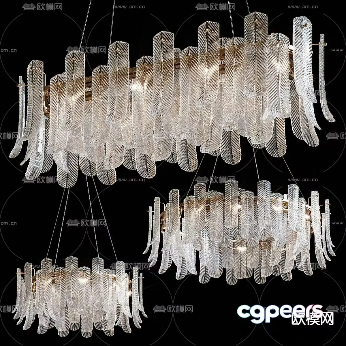 SELVAR chandelier 3d model