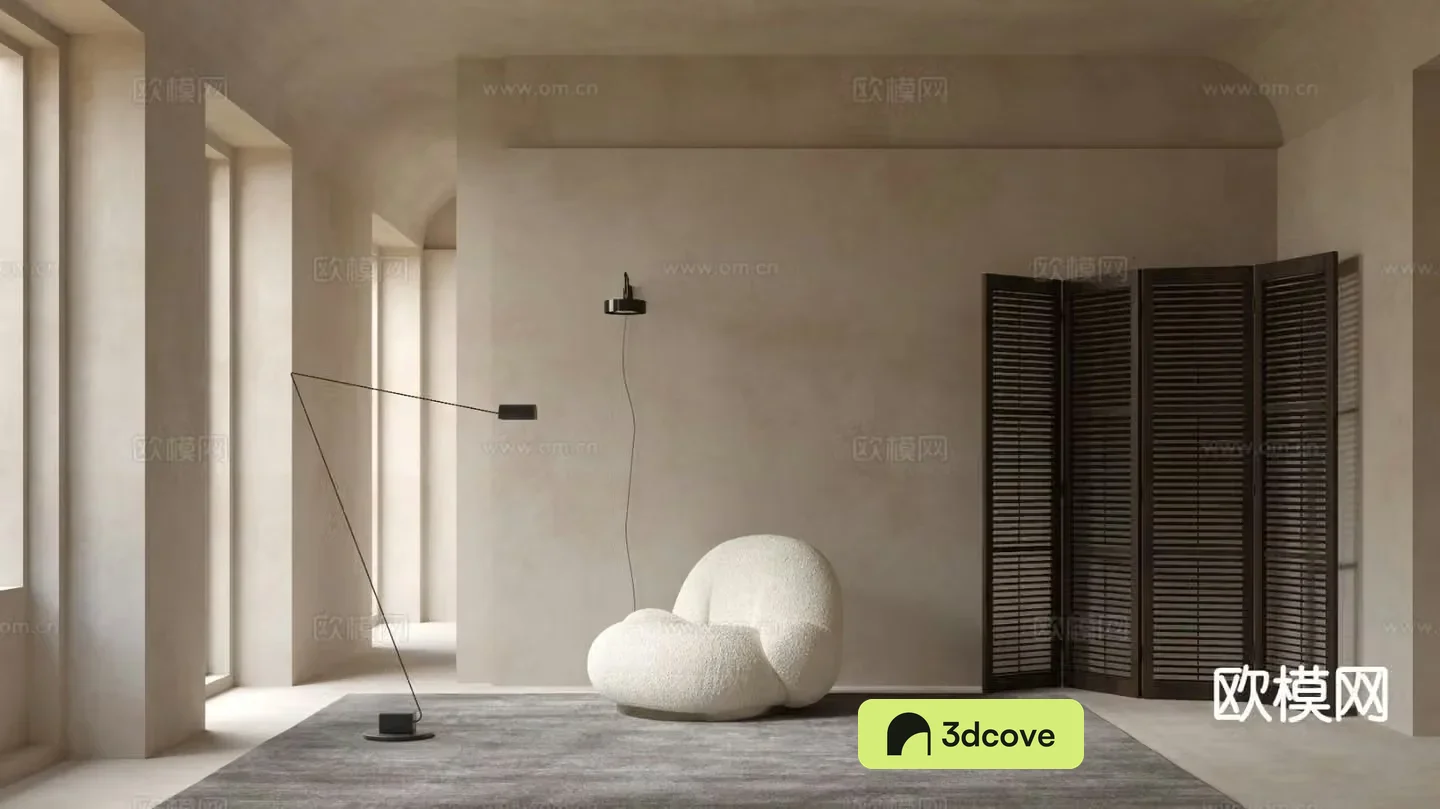 GUBI leisure sofa