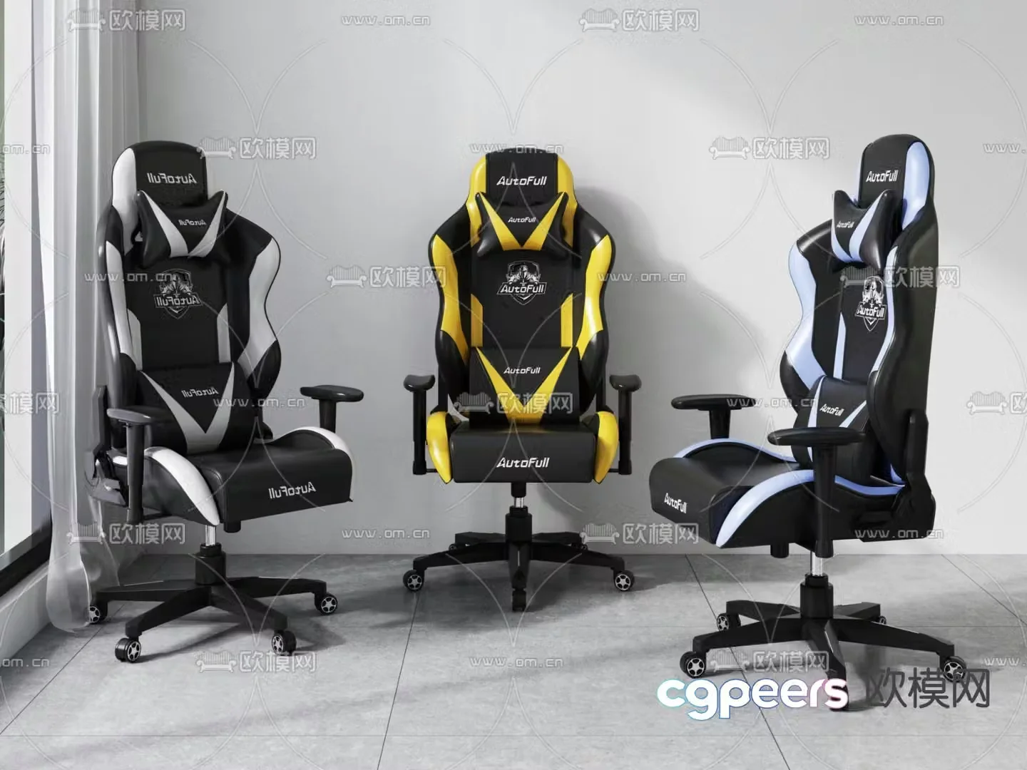 Gaming chair 3d model