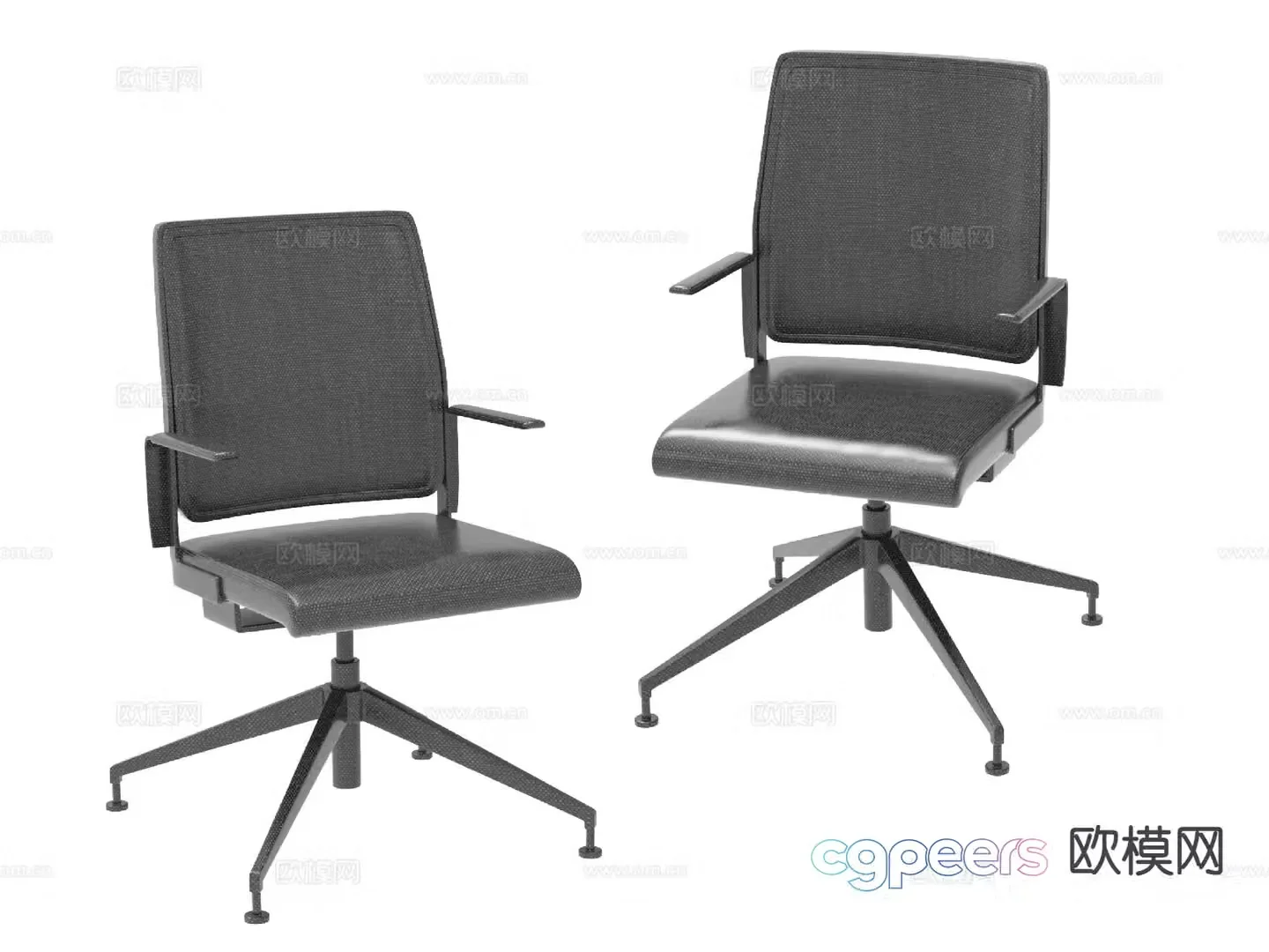 Office chair conference chair staff chair 3d model