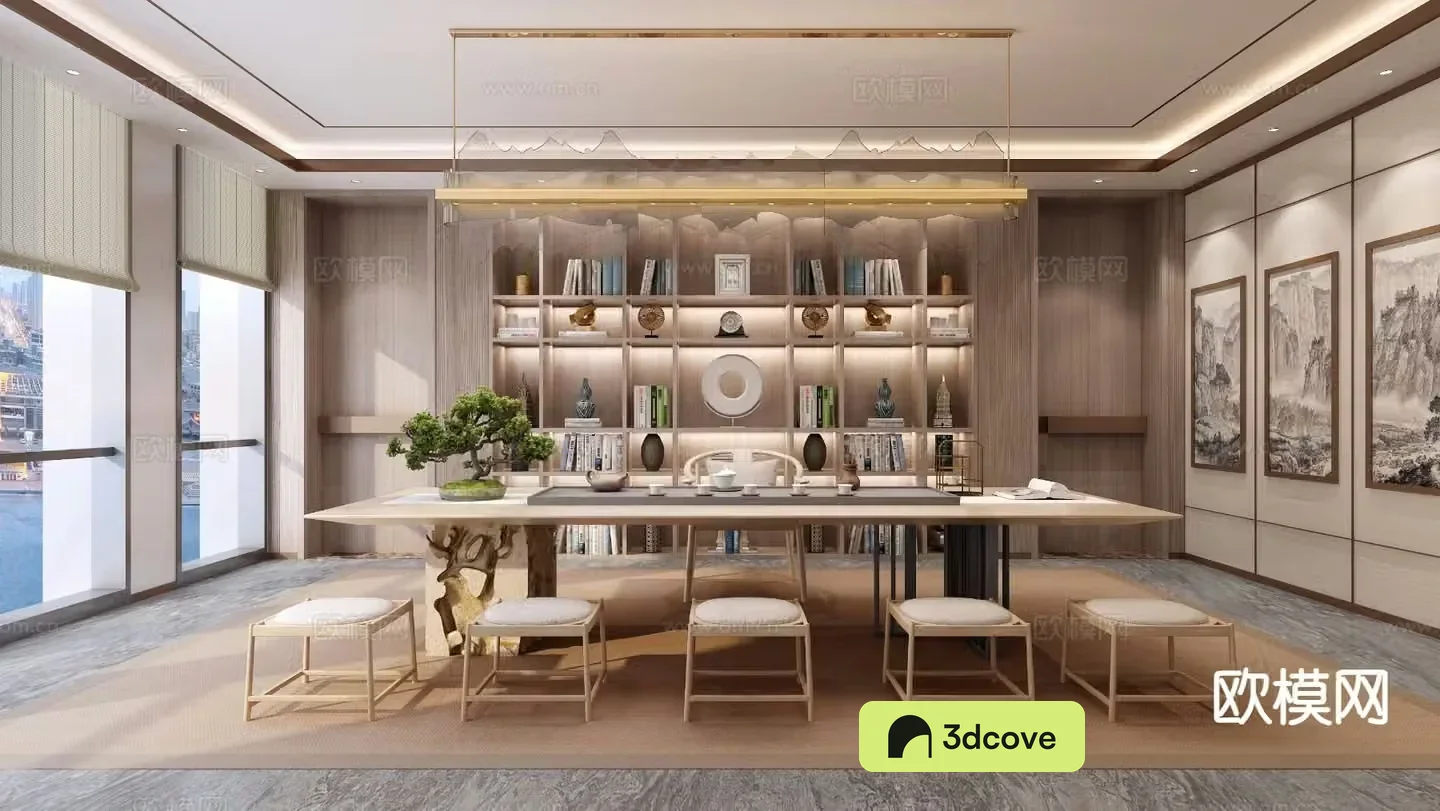 New Chinese tea room