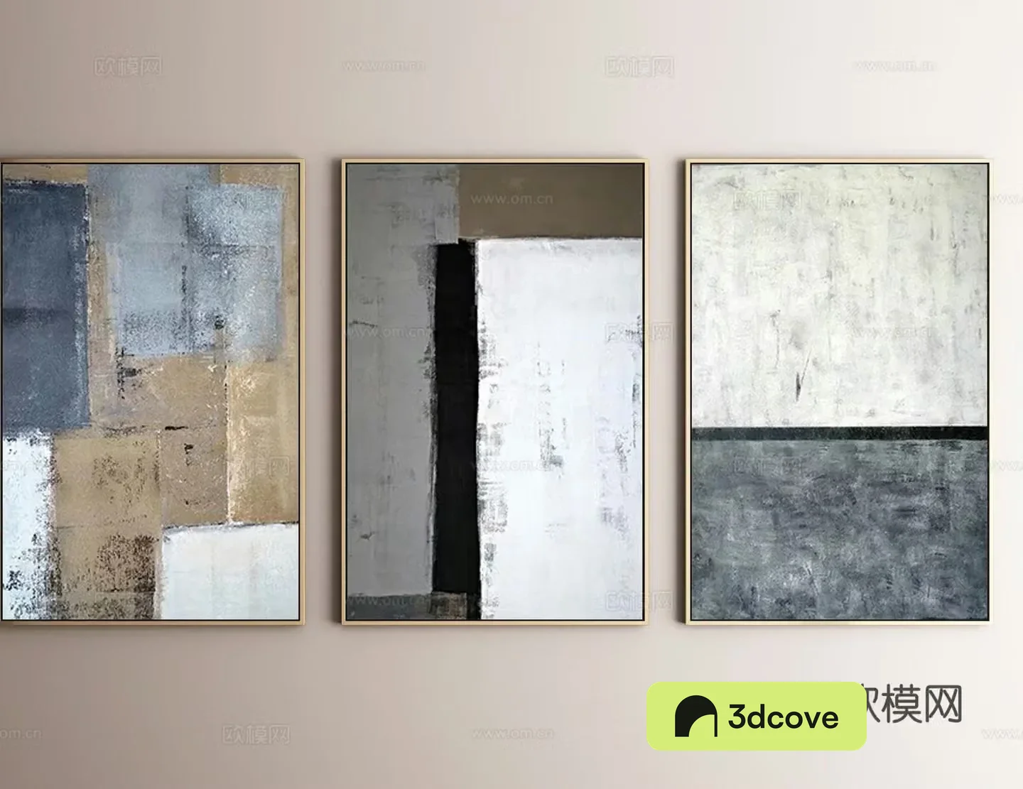 Modern decorative painting texture painting hanging painting