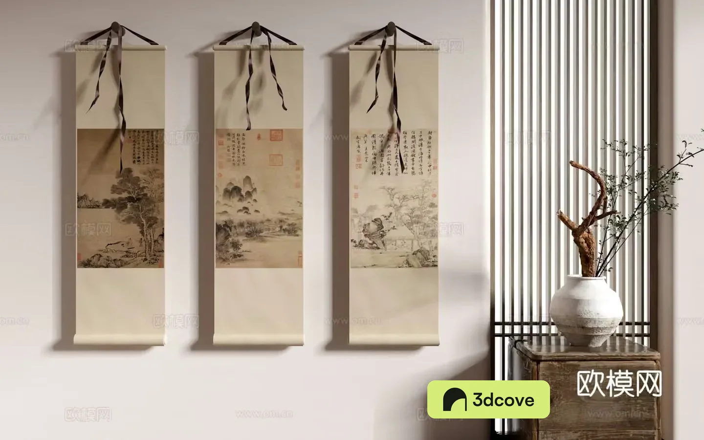 New Chinese style decorative painting landscape painting hanging painting