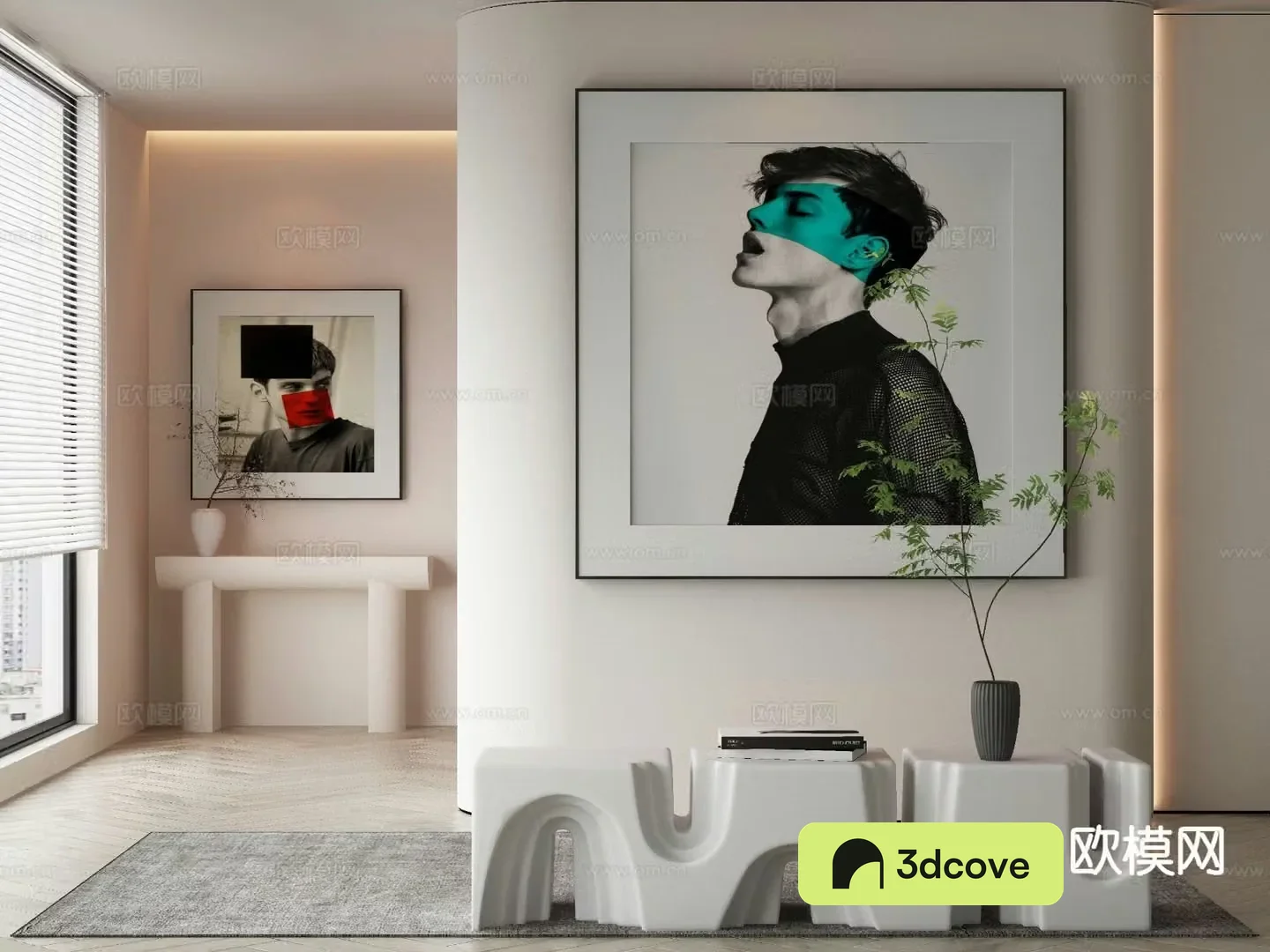 Artistic figure painting portrait painting decorative painting