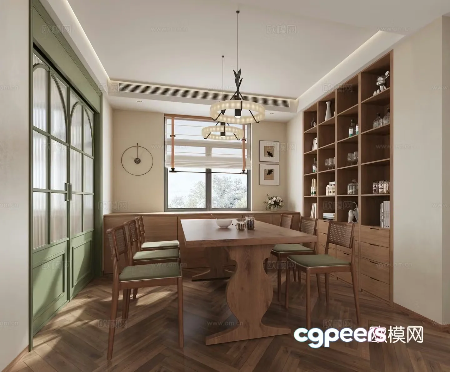 Nordic restaurant 3d model