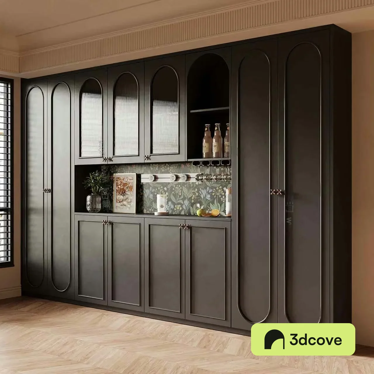 Dark Gray Cabinet