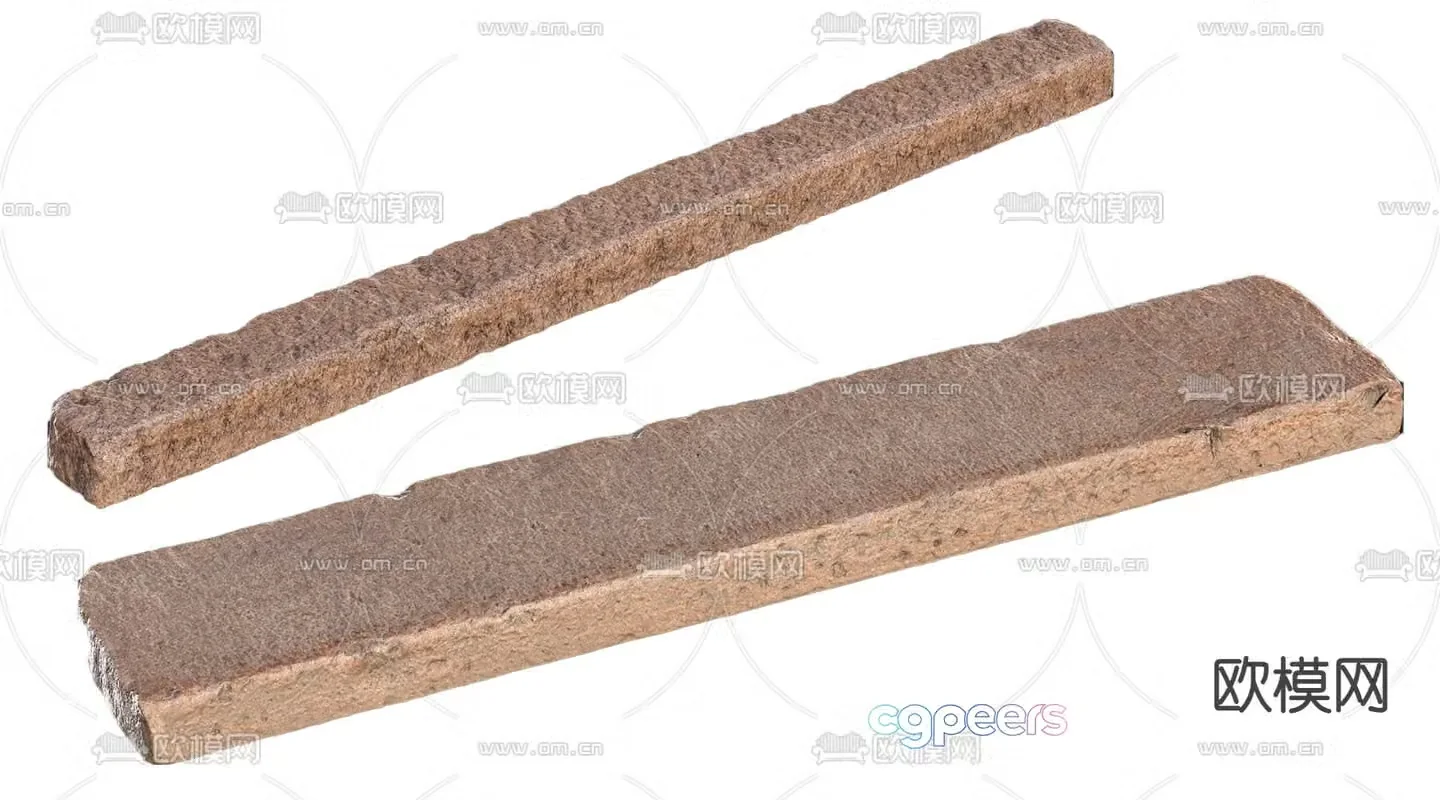 bluestone strip 3d model
