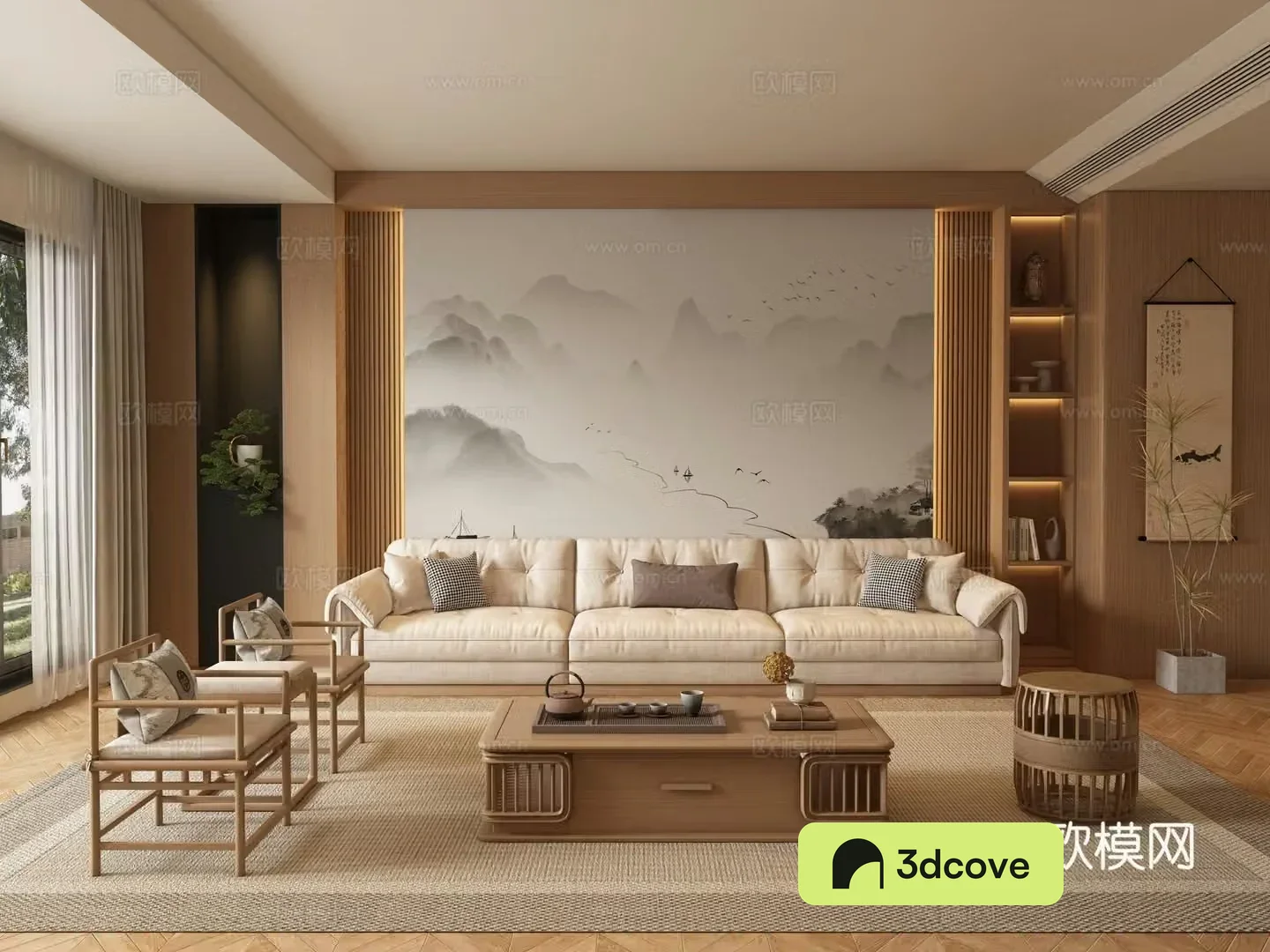 New Chinese style living room