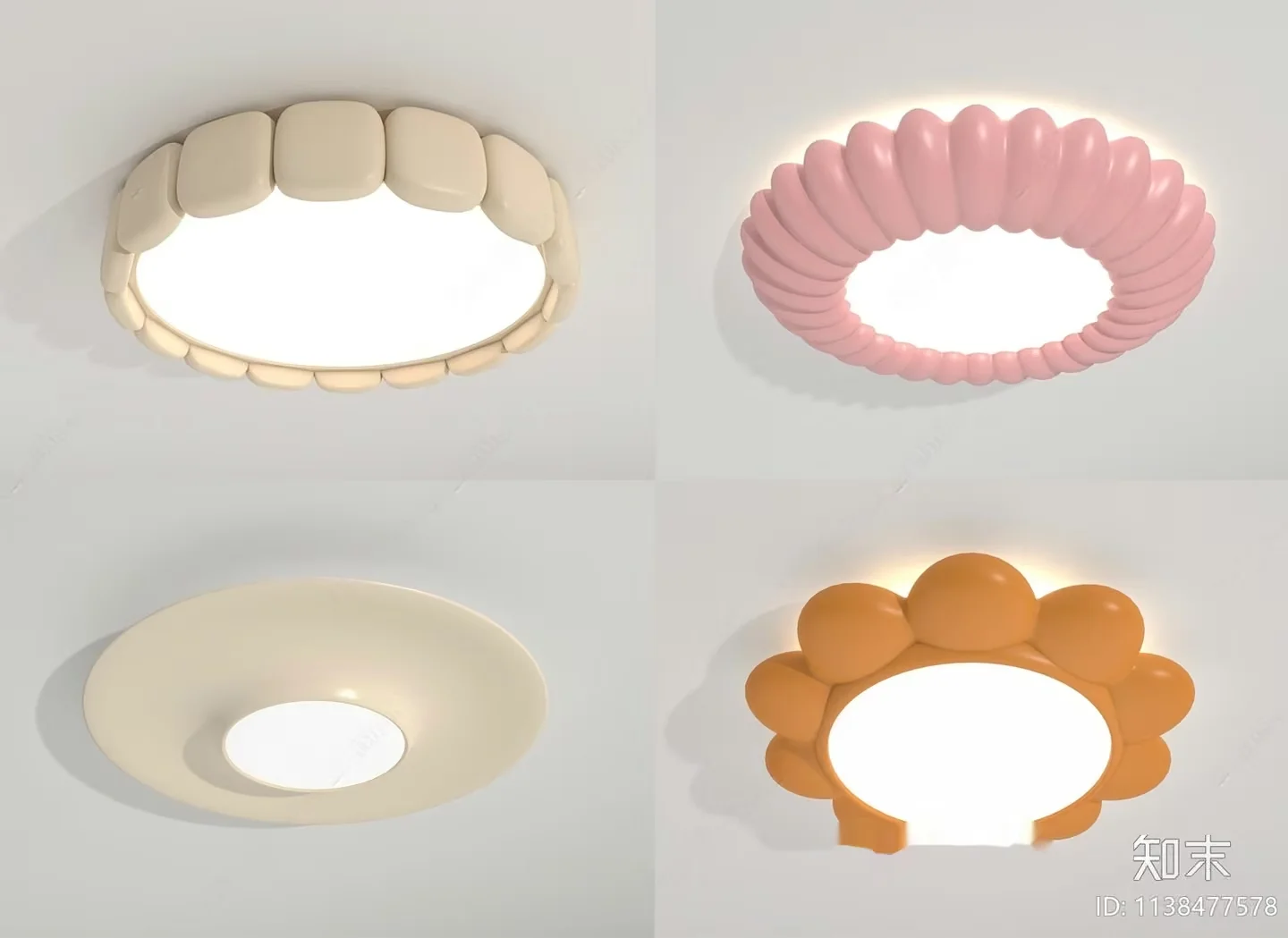 A Collection Of Unique Light Fixtures 3D Model – 16707 – VRAY Render