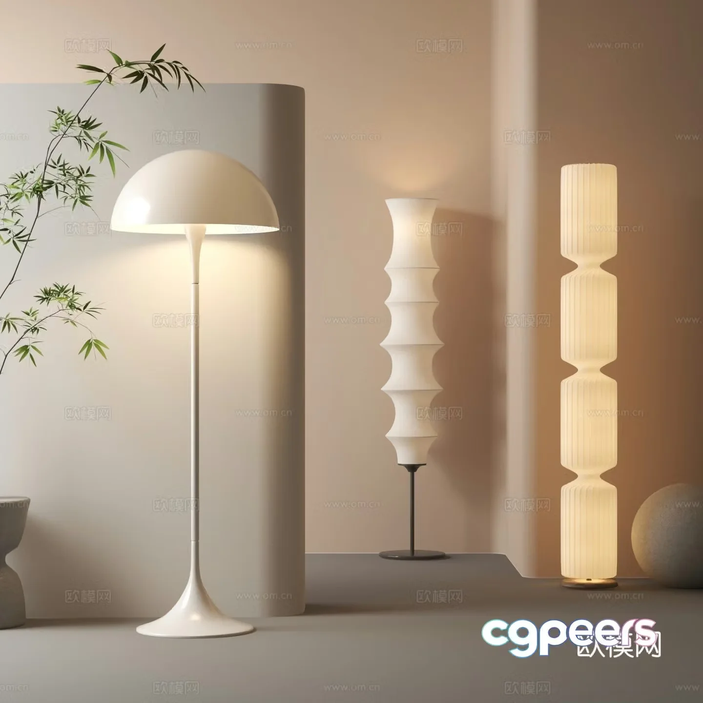 Modern 3D model