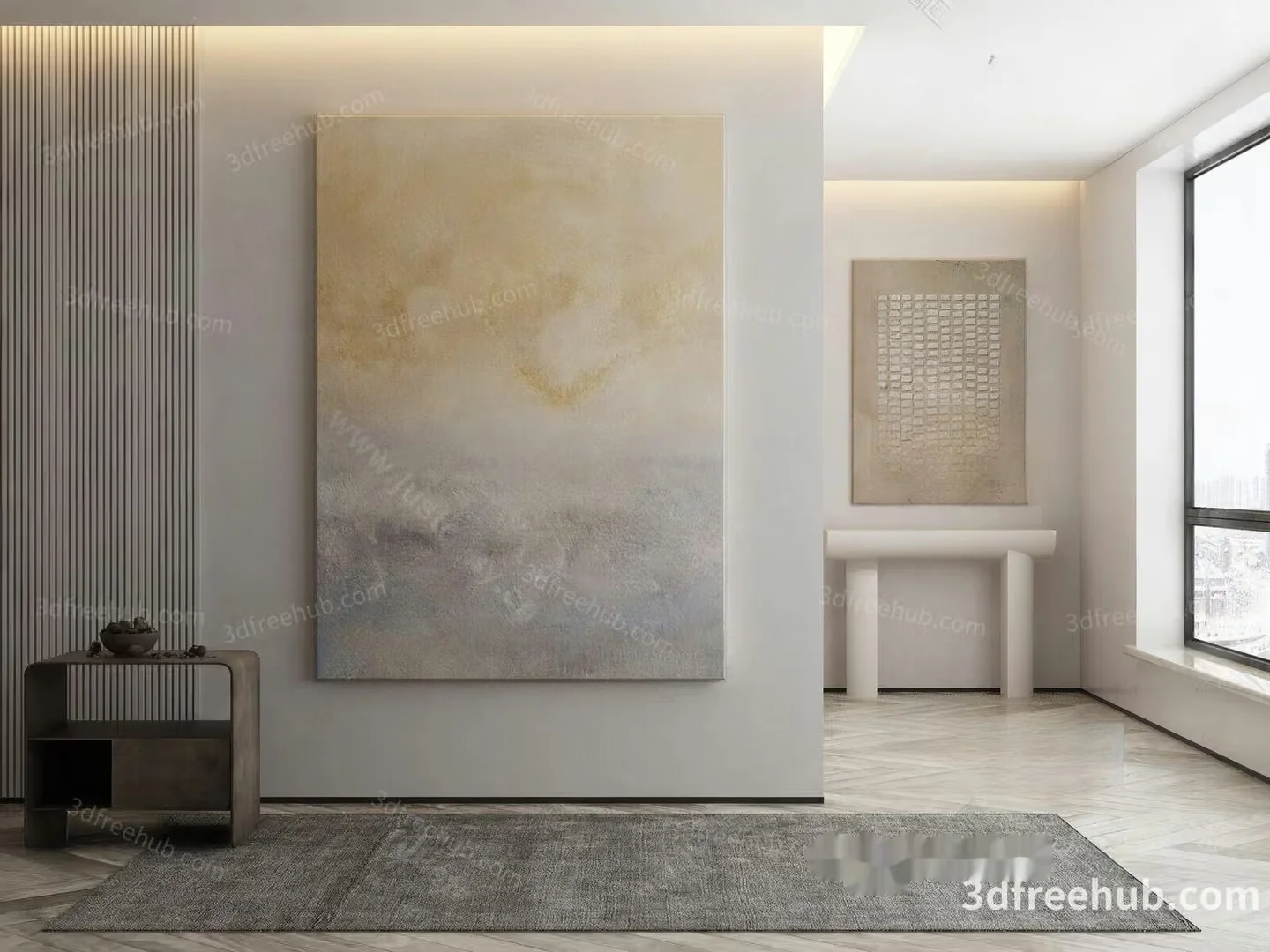 Modern Living Room 3D Model – 22650 – VRAY Render
