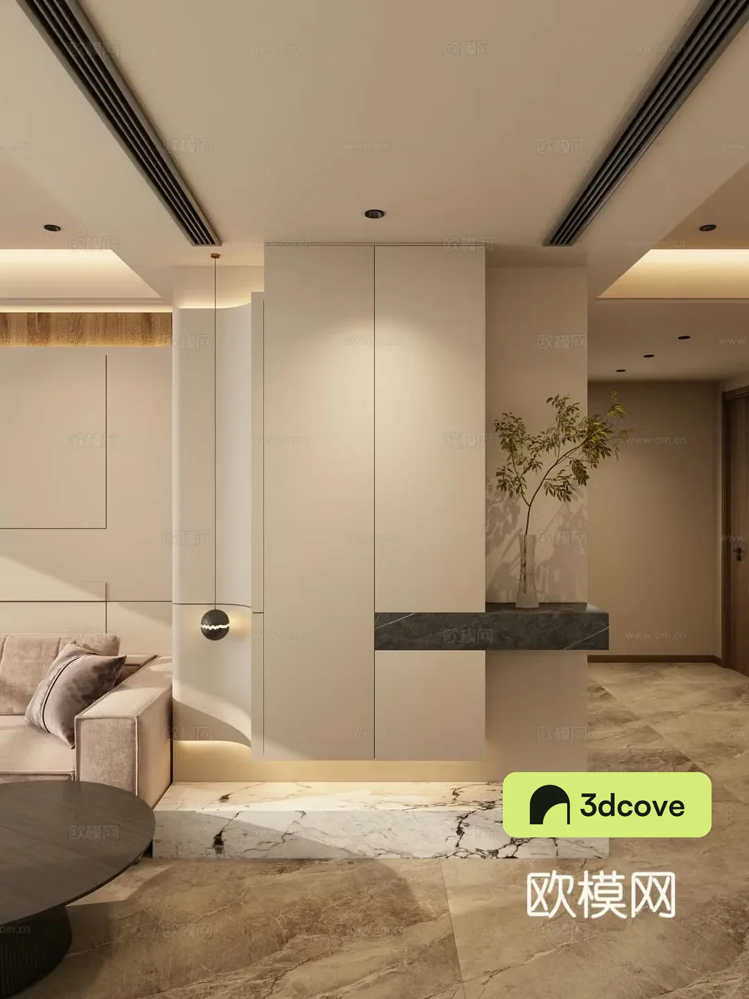 Italian style cream style house structure eggshell chandelier without owner lamp door partition entrance