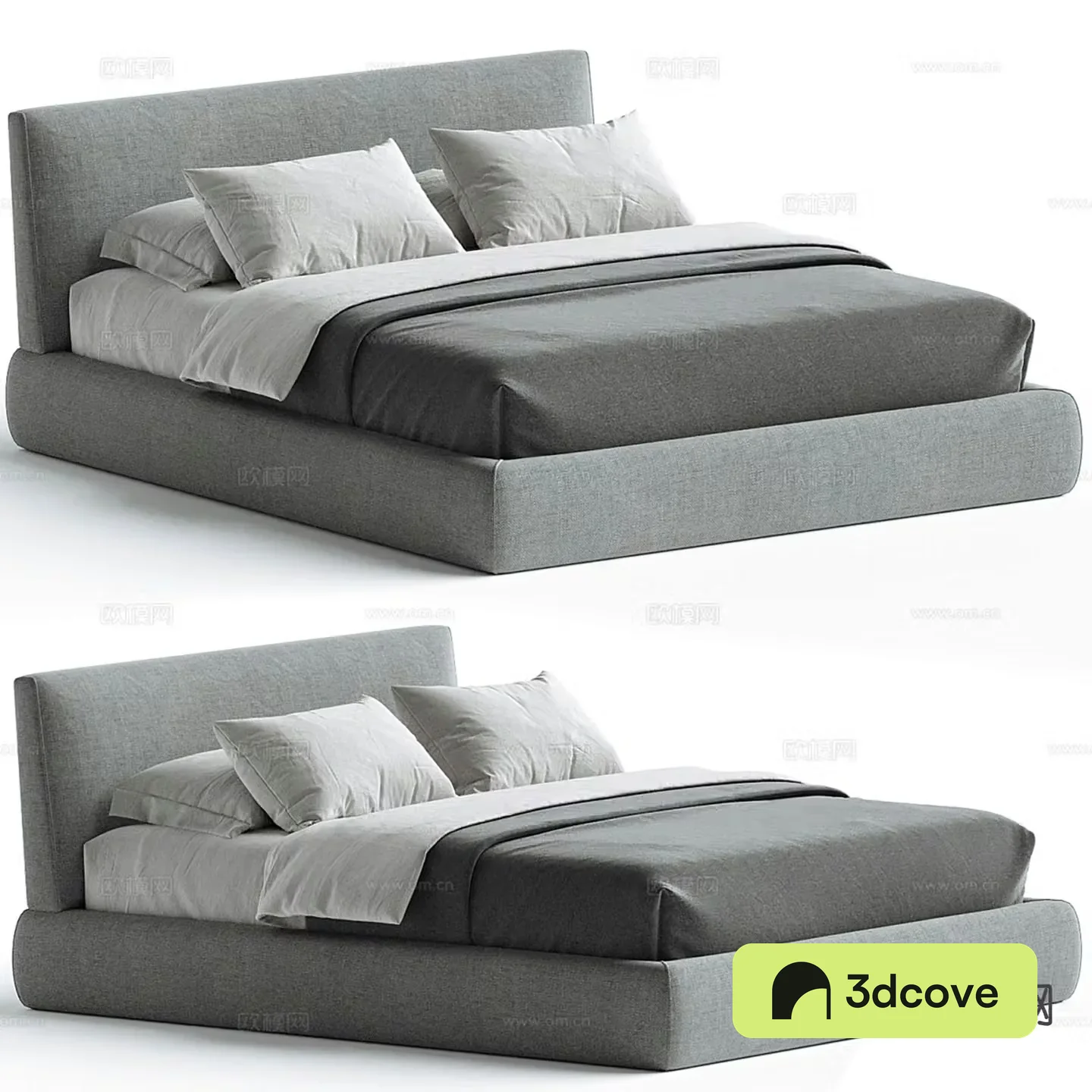 Modern double bed
