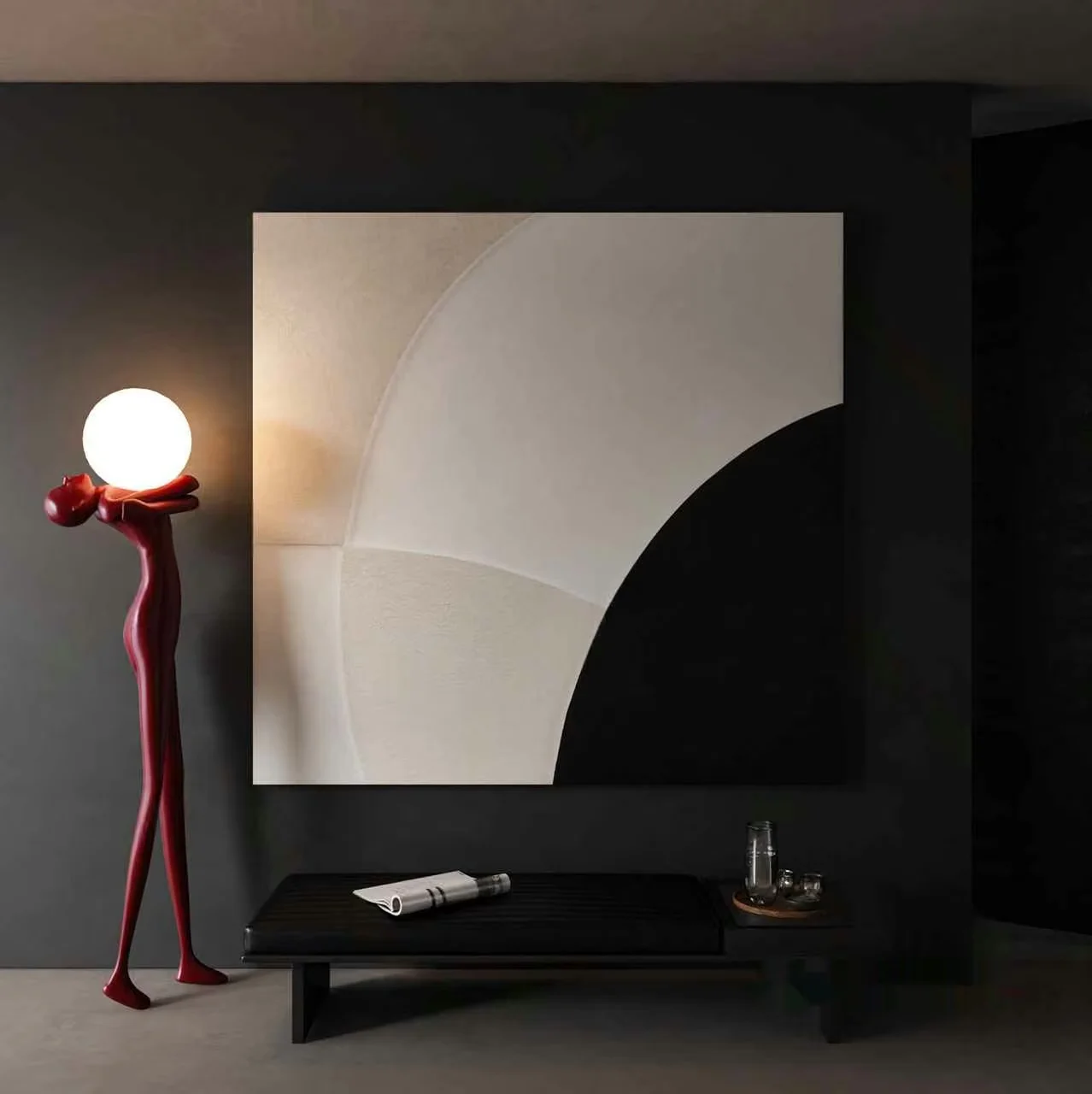 Modern Minimalist Decor 3D Model – 22126 – VRAY Render