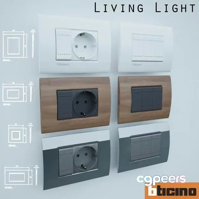 3ds Max Free – Bticino LivingLight