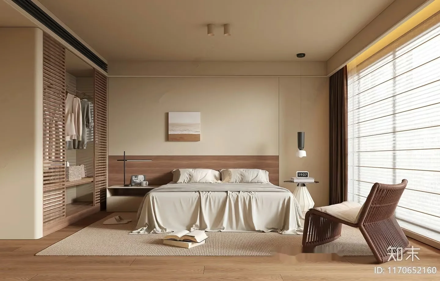 Cozy Bedroom 3D Model – 20366 – VRAY Render