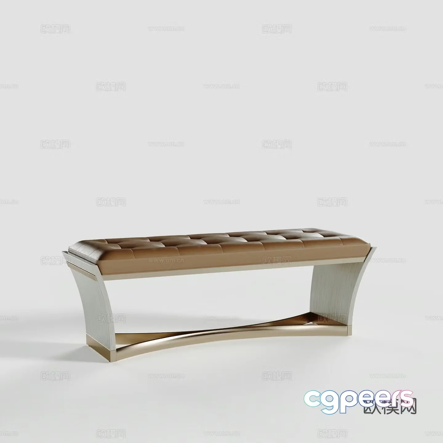3D model of bed stool