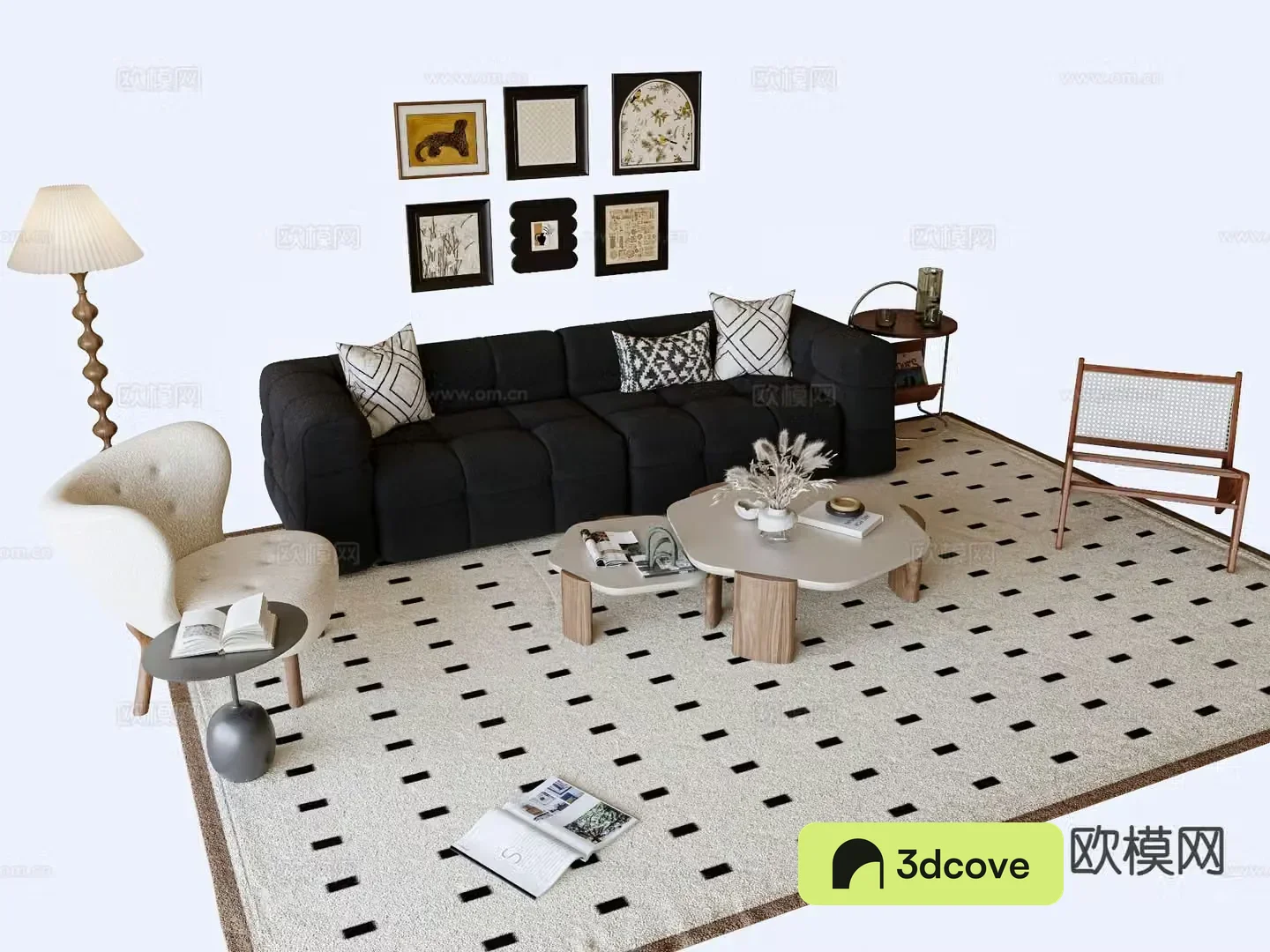 Medieval style modular sofa