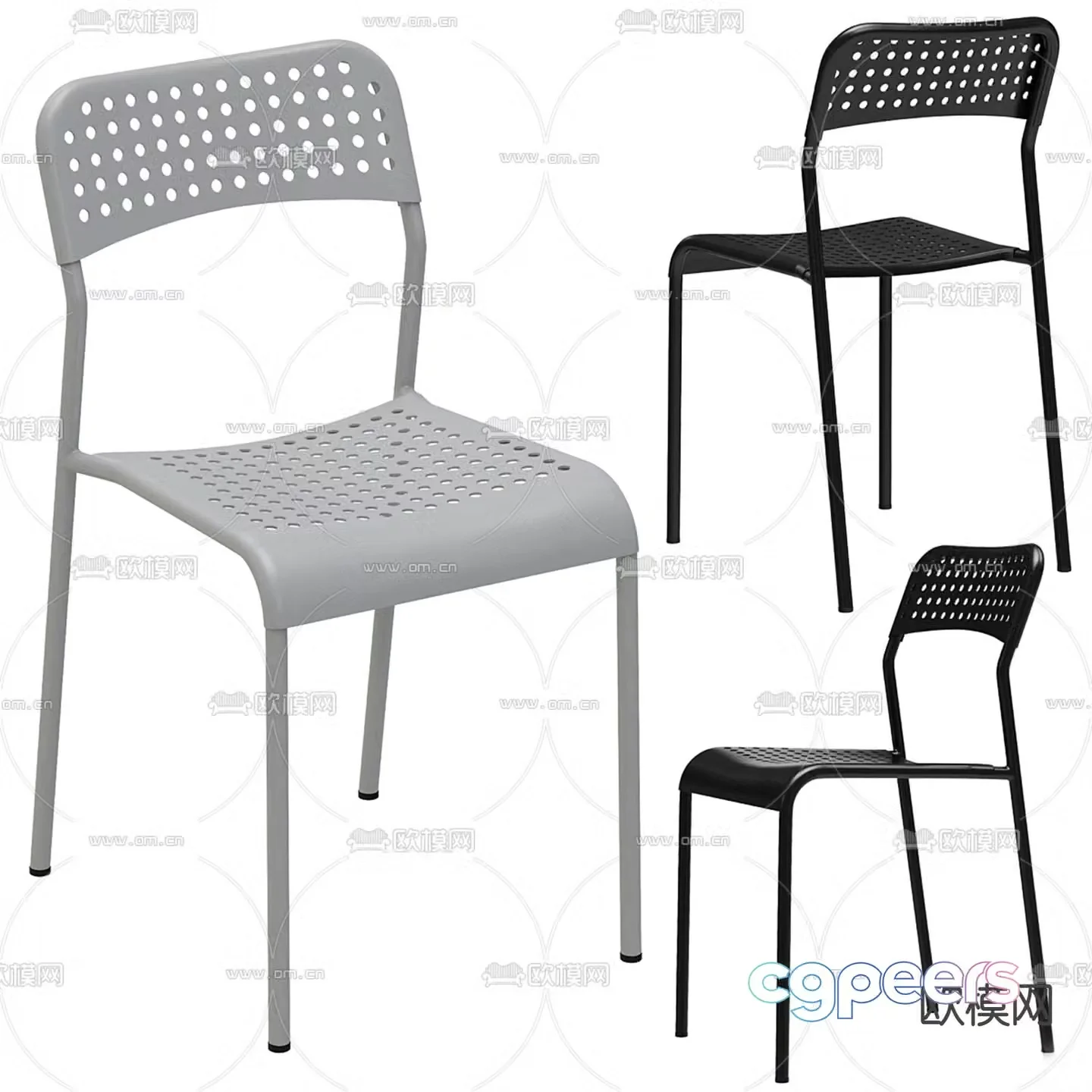 IKEA single chair 3d model