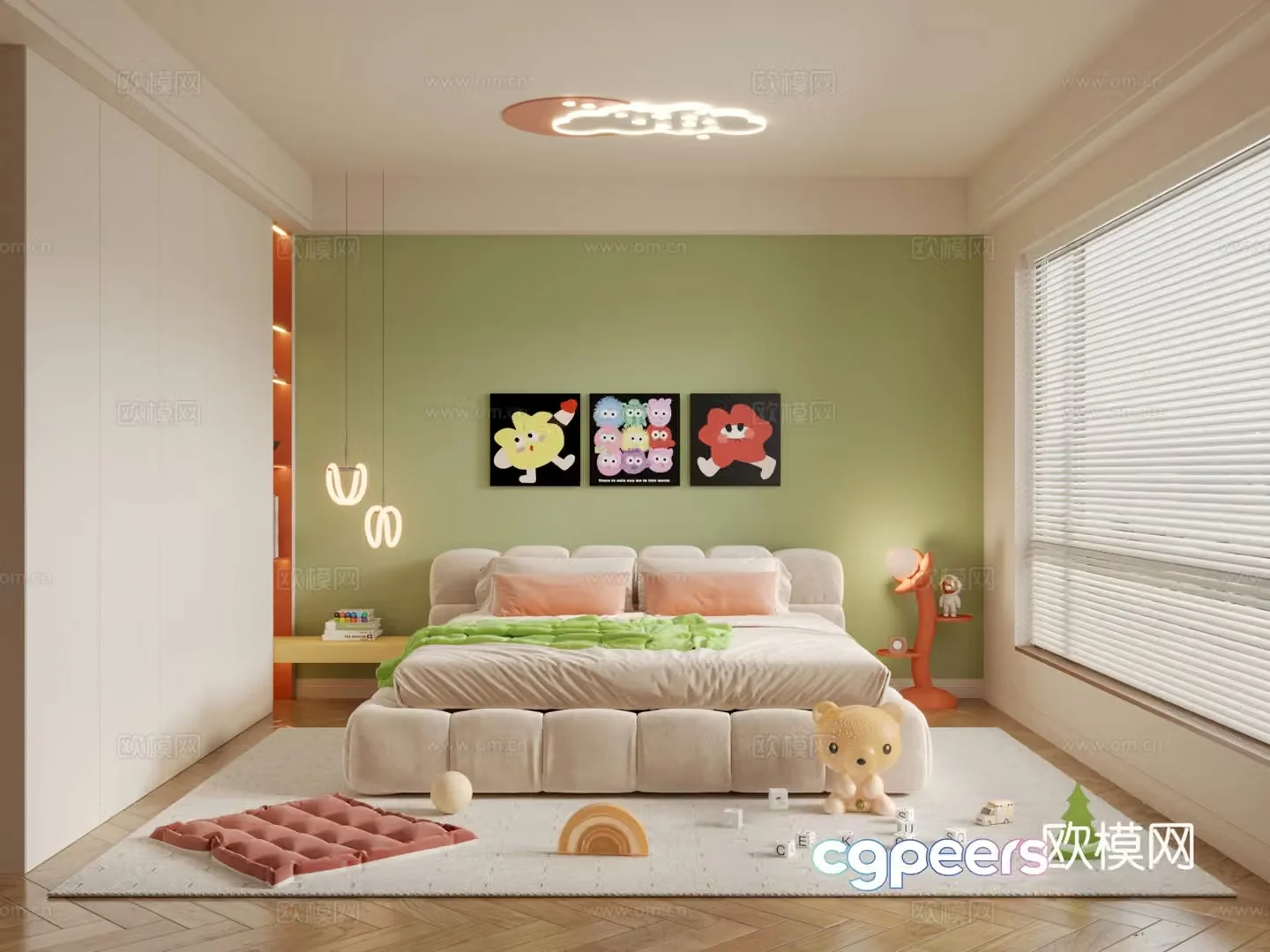 Dopamine Children’s Room 3D Model