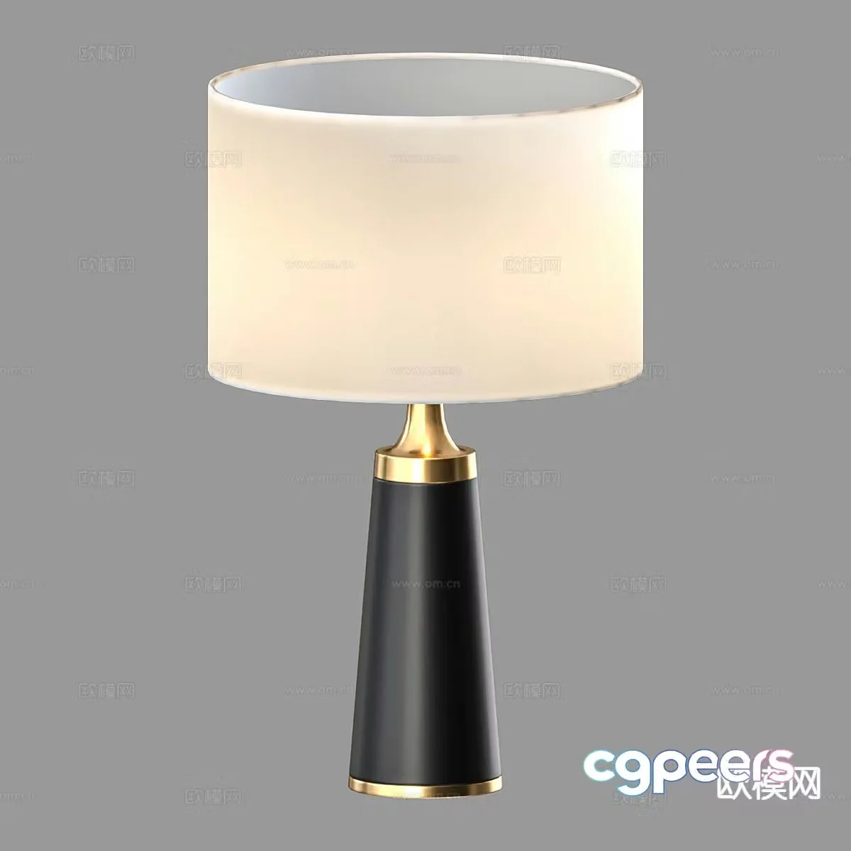 Light luxury table lamp 3D model