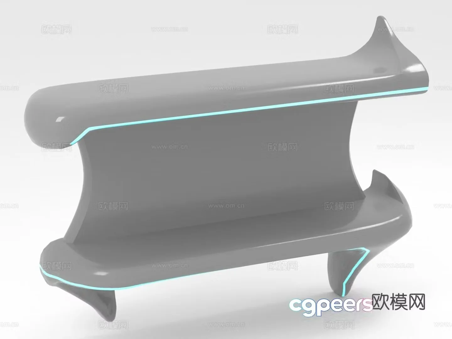 Shelf Display rack Floor stand Decorative rack Bookshelf 3D model