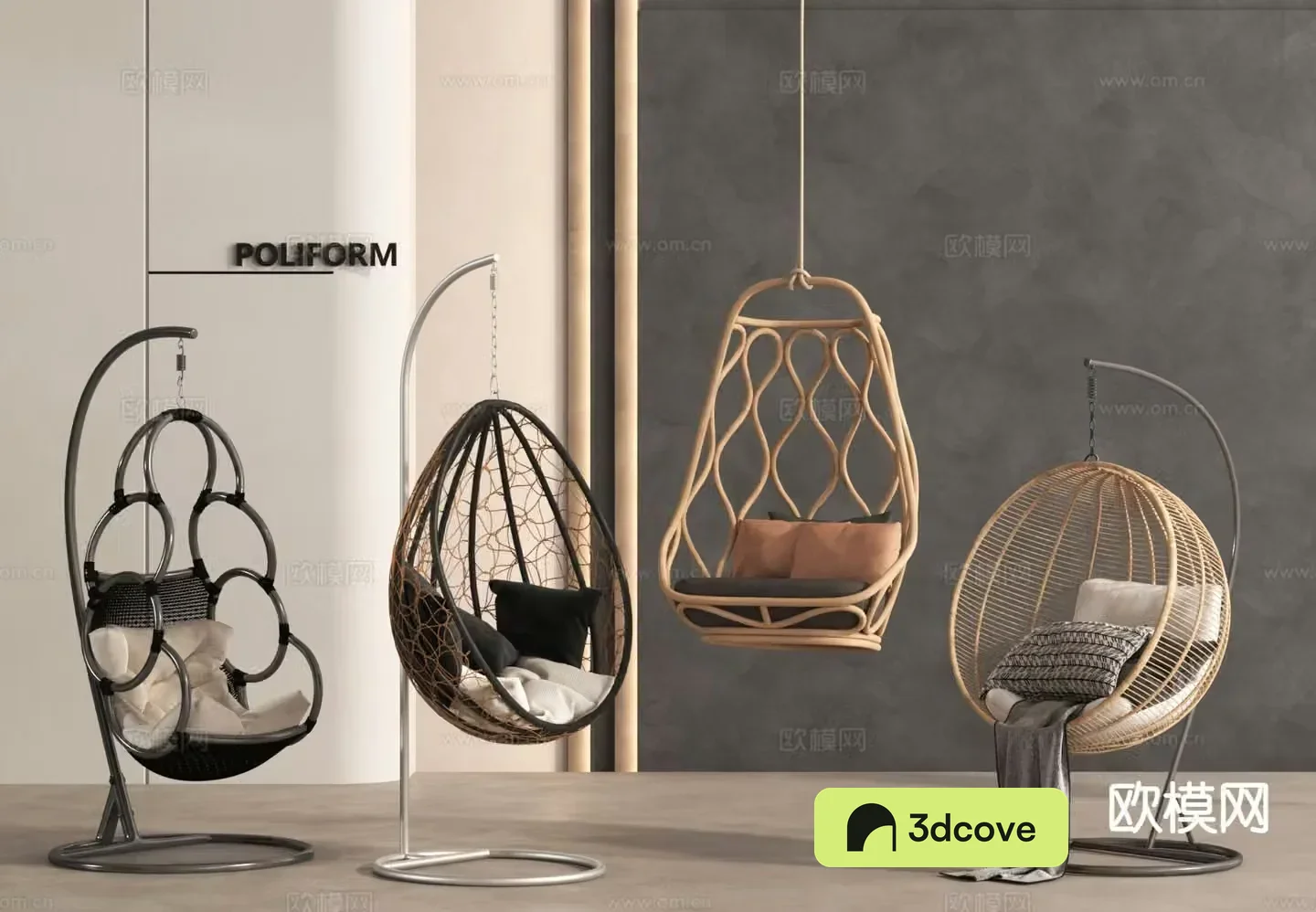 Hanging chair swing chair cradle chair egg chair