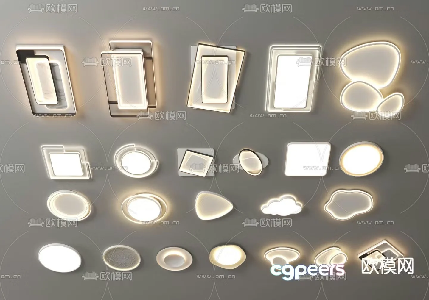 Modern ceiling lamp living room ceiling lamp bedroom ceiling lamp 3d model