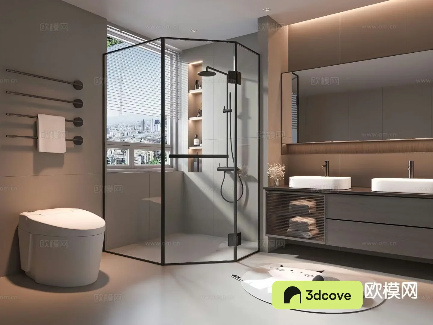 Modern bathroom