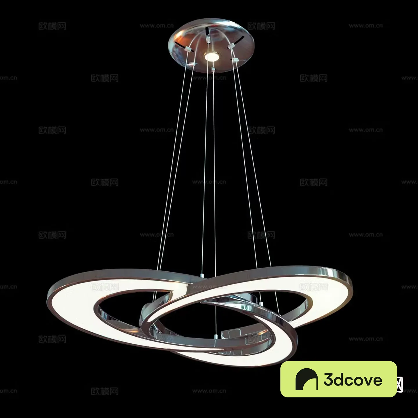 Modern art chandelier ring chandelier
