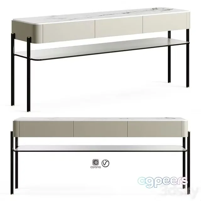 3ds Max Free – Ana Roque AMAN Console Table