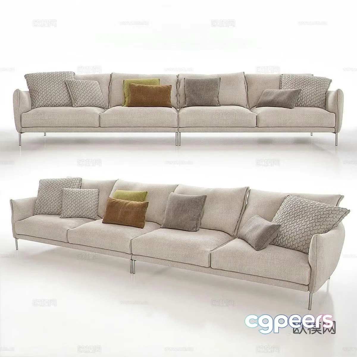 MOROSO multi-person sofa 3d model