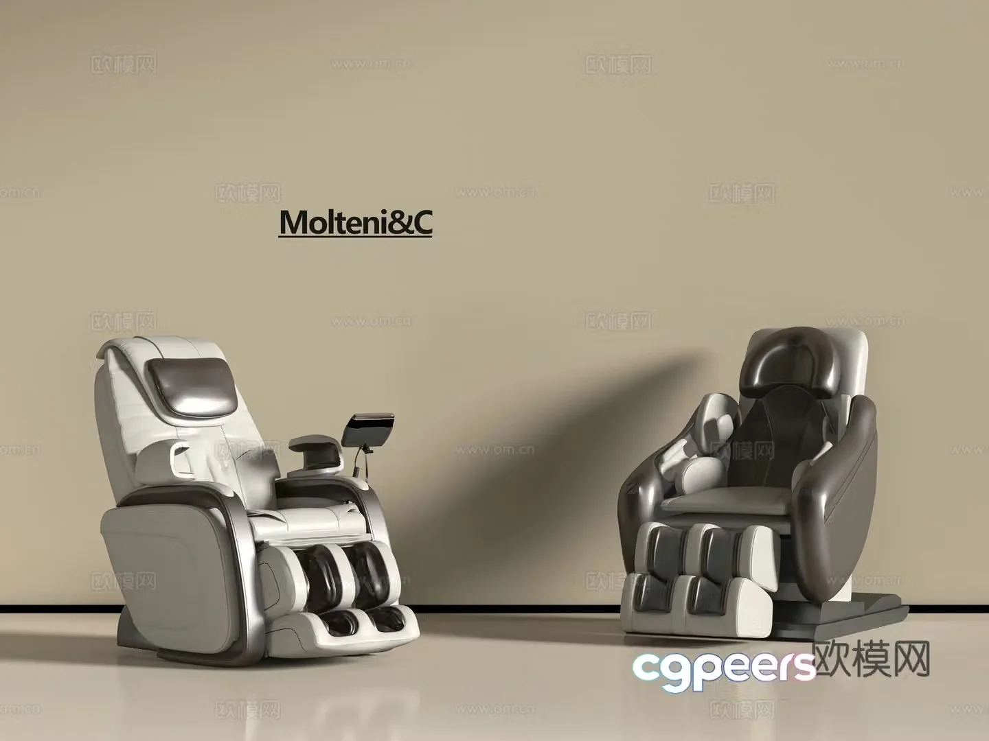 Modern massage chair 3d model