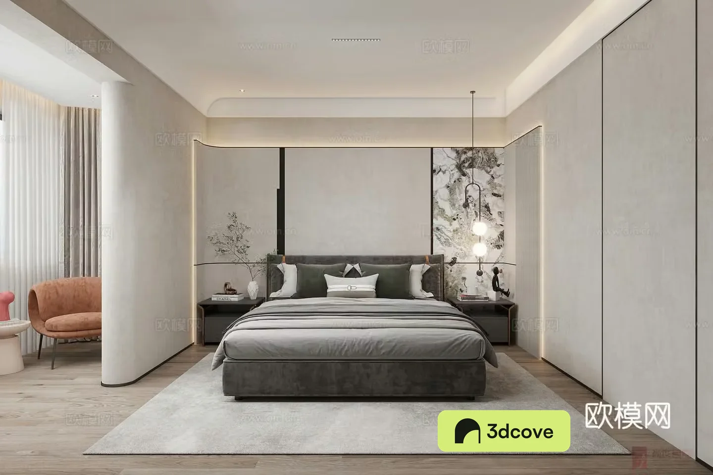 Modern bedroom