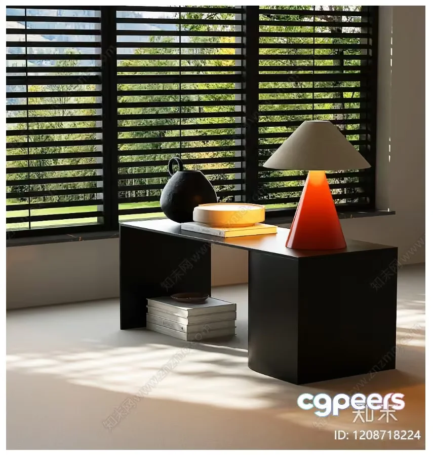 A Modern Table Lamp 3D Model – 21416 – VRAY Render