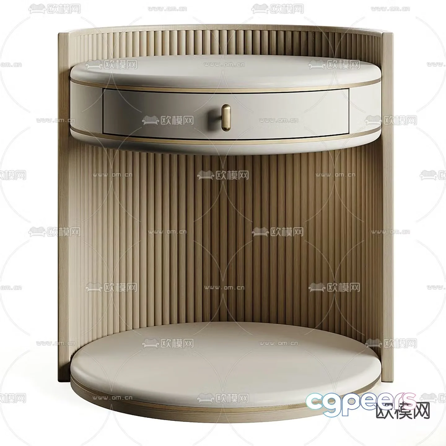 Casa modern bedside table 3d model