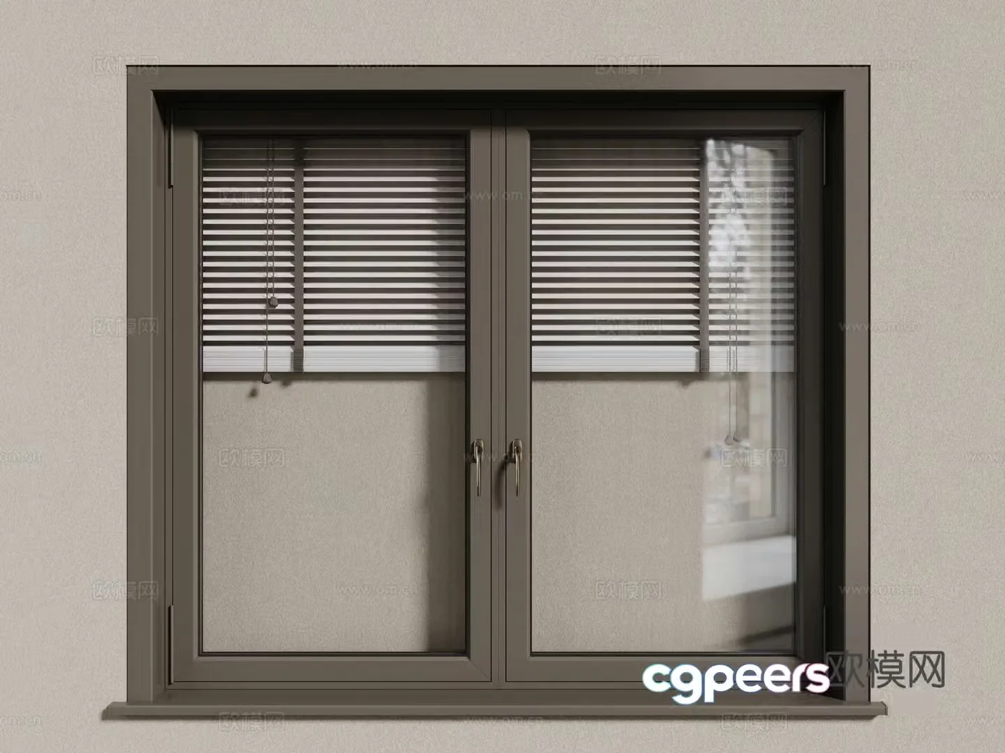 Modern windows aluminum alloy windows casement windows floor-to-ceiling windows 3d model