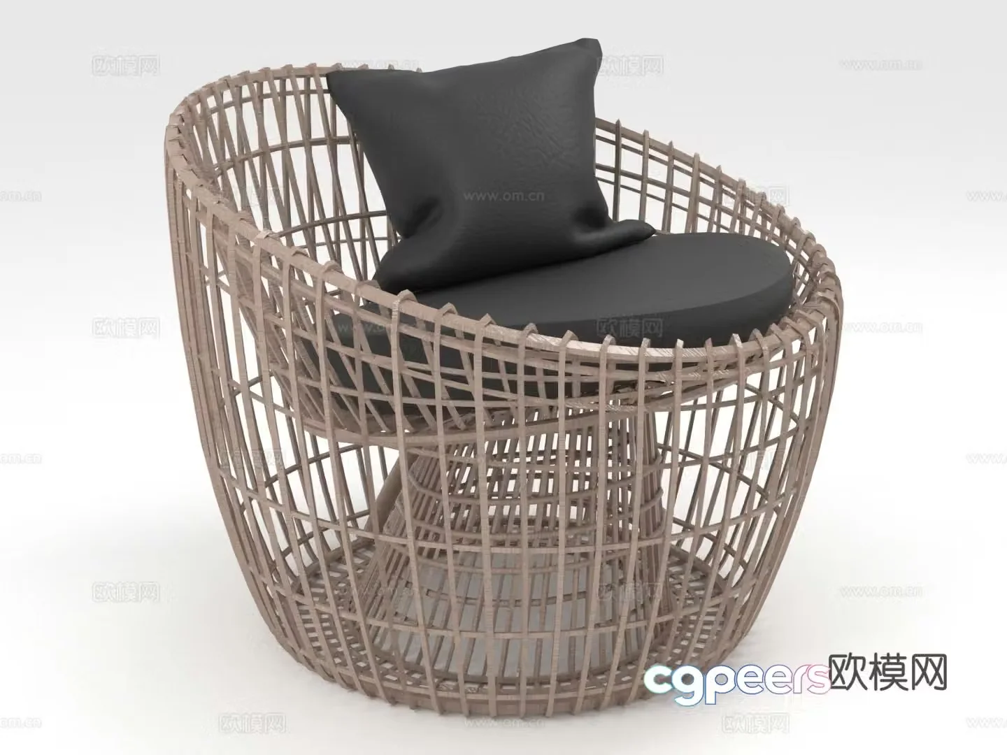 Casual chair Single chair Chair Seat 3d model