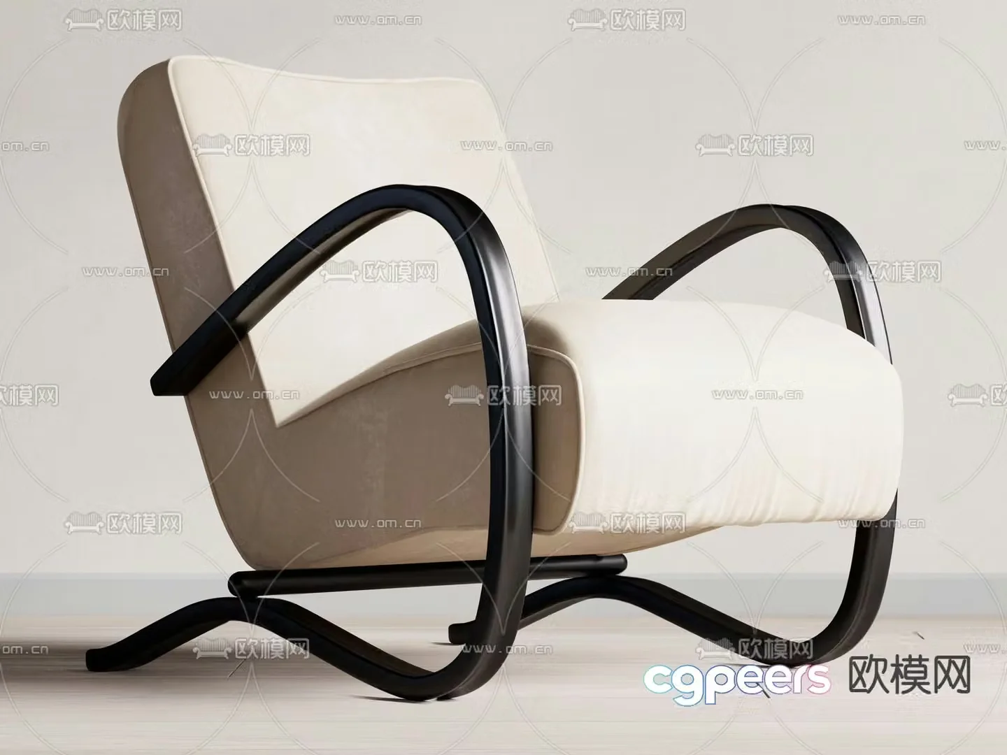 Single sofa leisure sofa 3d model