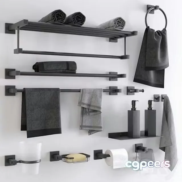 3ds Max Free – Decor for bathroom 001
